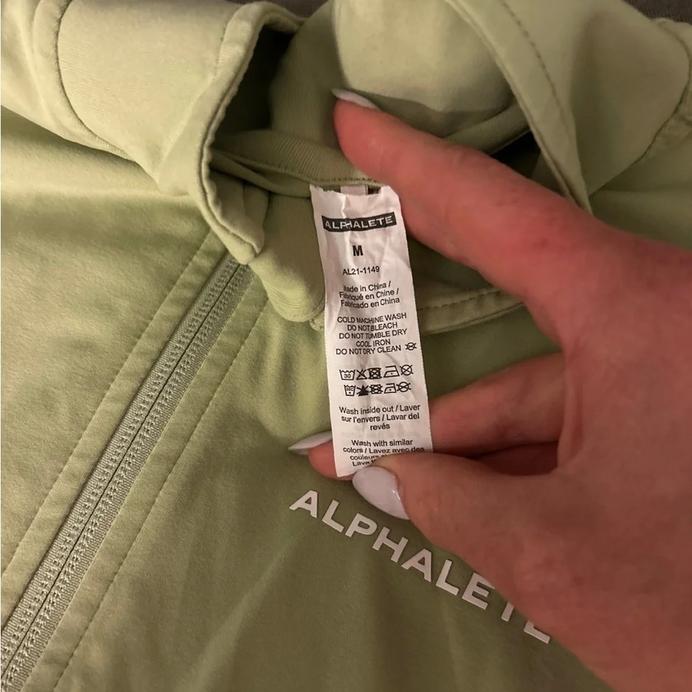 Alphalete Crop Full Zip Jacket - Picture 6 of 6